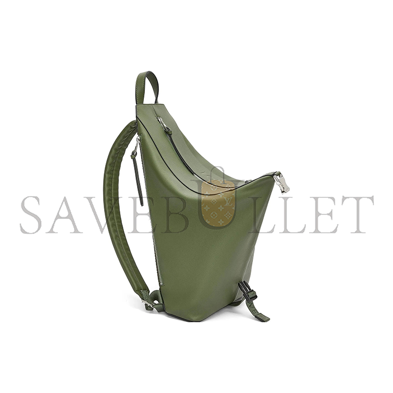 LOEWE CONVERTIBLE GREEN BACKPACK B777W22X01 (41*24*16cm)